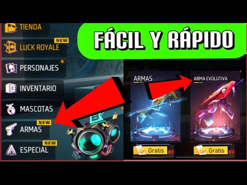 descubre si existe un generador de armas evolutivas para free fire que realmente funciona